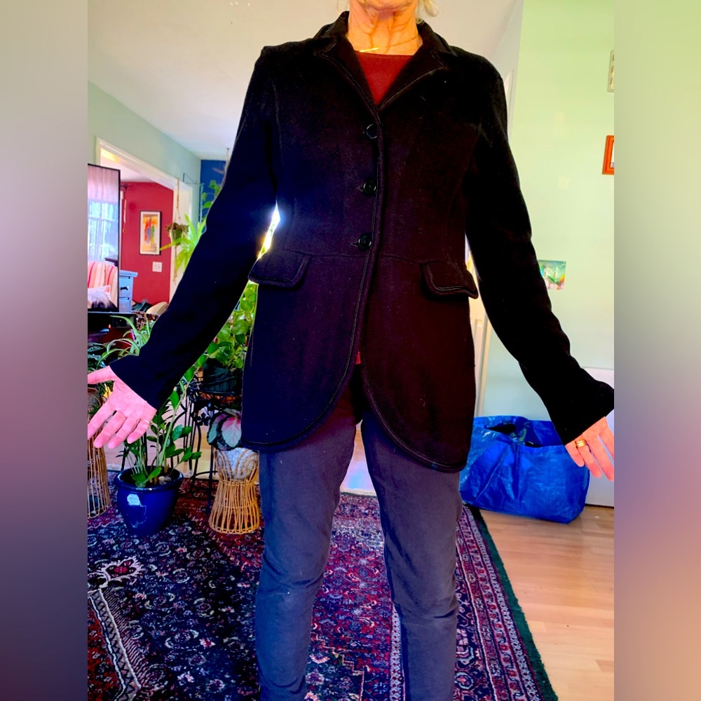 Black blazer, 100% cotton